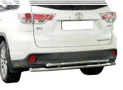 Захист заднього бампера Toyota Highlander - тип: подвійний, 5-7 днів фото 0
